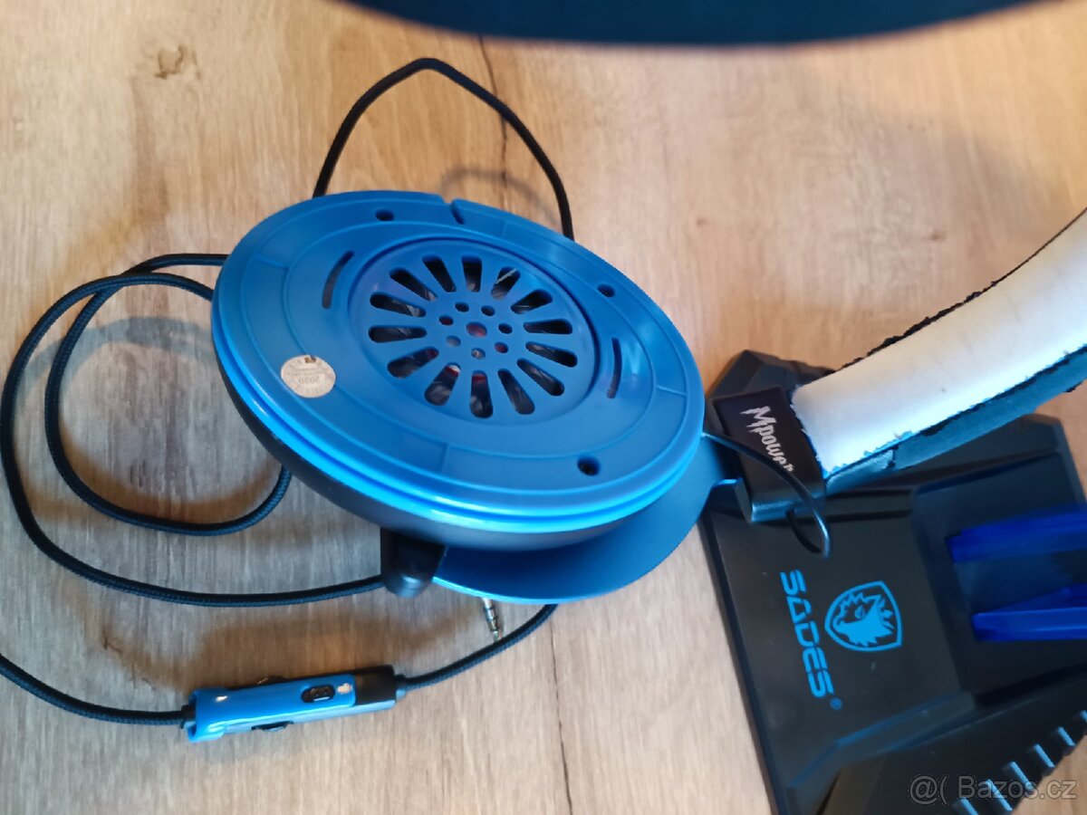 Sluchátka SADES Mpower SA-723 + stojan - 6