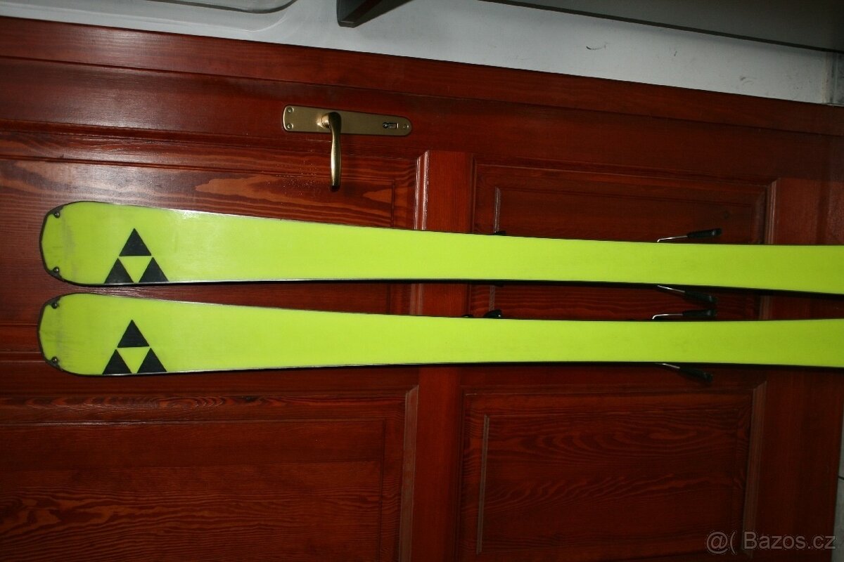 lyže Fischer Curv 150 cm , titan drevo - 6