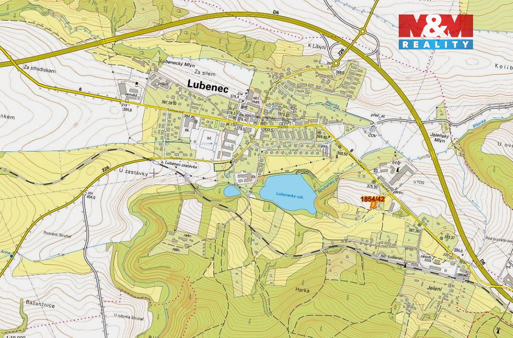 Prodej pozemku k bydlení, 703 m², Lubenec - 6