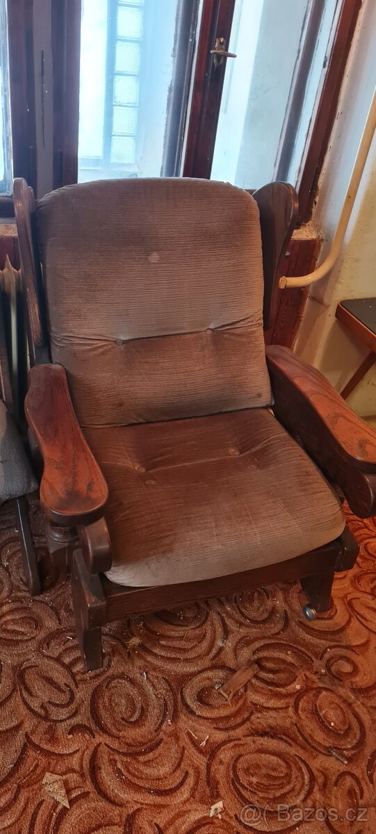 Gauč /sedací souprava z masivu - 6