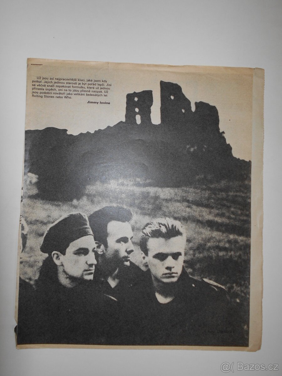 U2 - VSTUPENKA + ČASOPIS MELODIE + ČLÁNEK ROCKPOP - 6