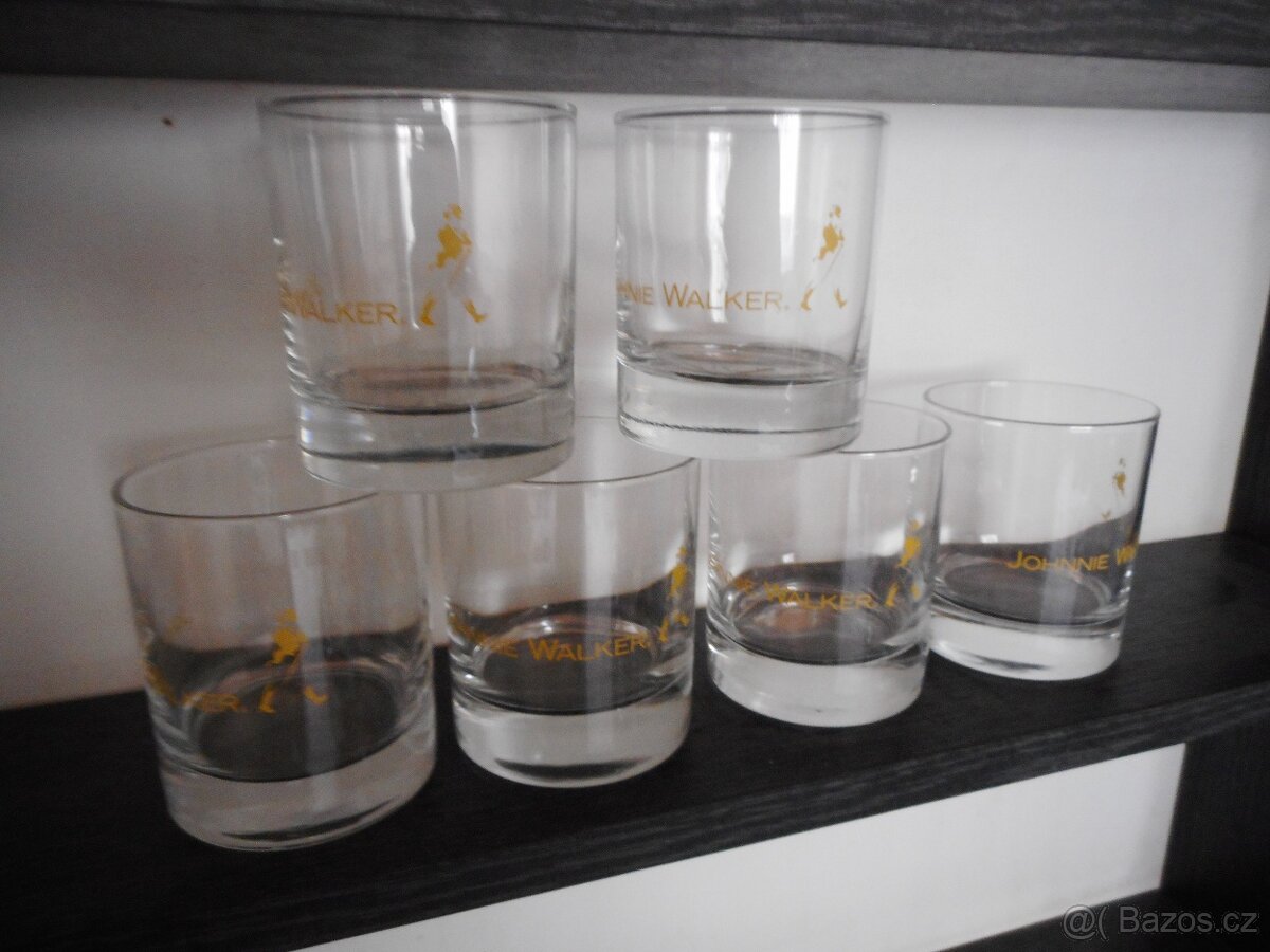 Sklo panáky Johnnie Walker - 6