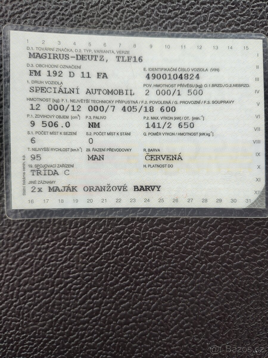 IVECO MAGIRUS-DEUTZ FM 192 D 11 FA - 6