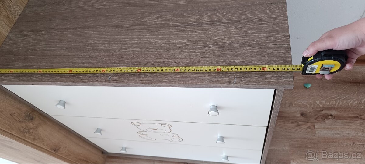 Postýlka + přebalovák s úložným prostorem - 6