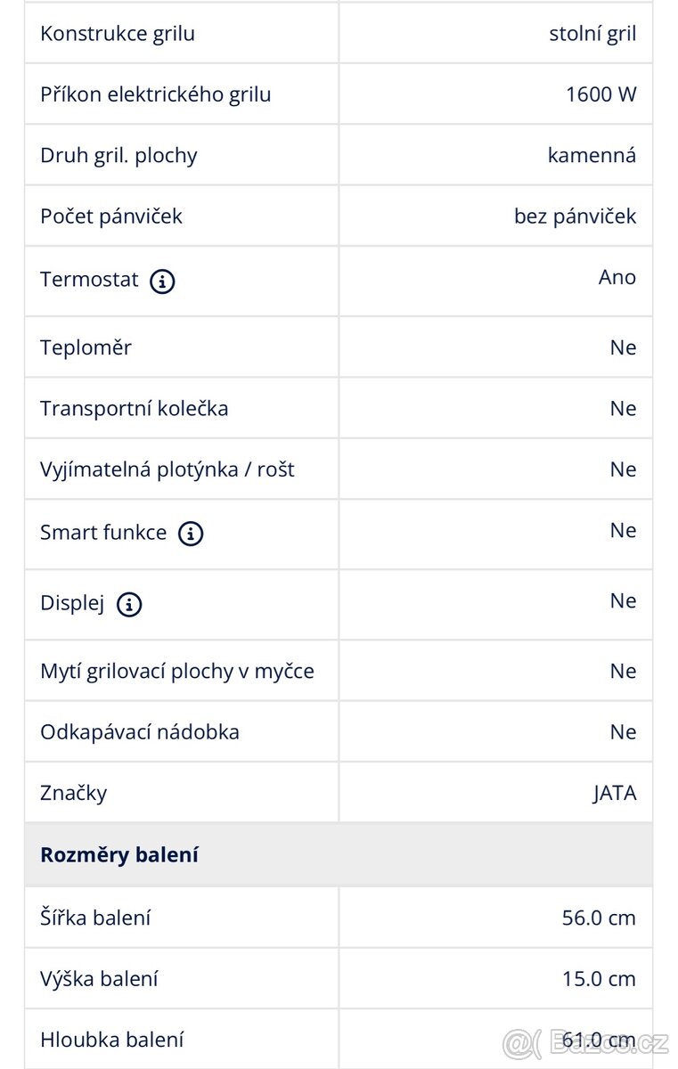 Stolní elektrický gril - 6