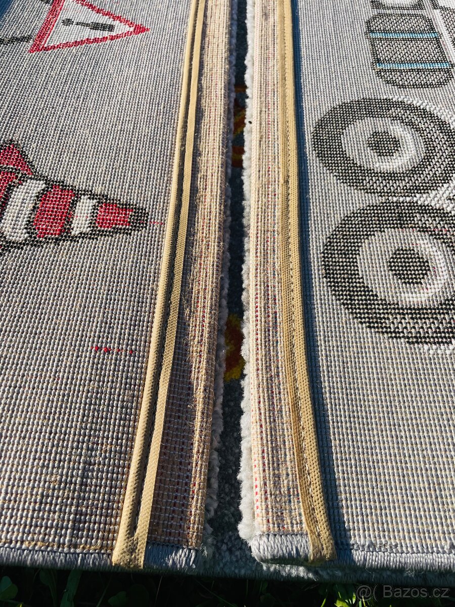 Dětský koberec - stavební stroje - 6