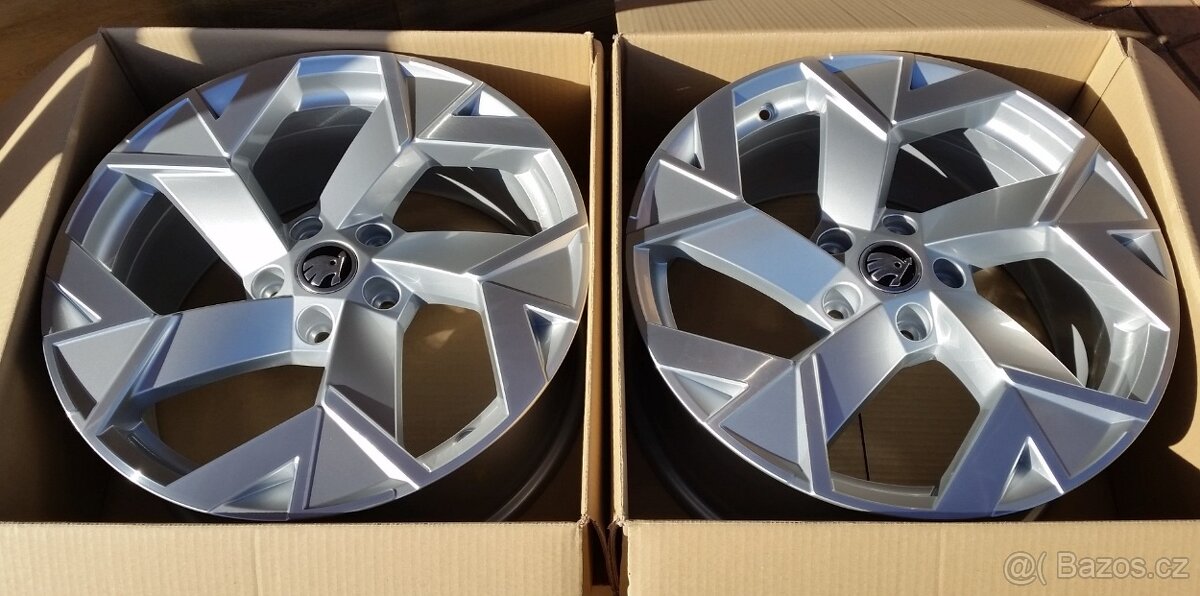 NOVÁ zimní sada ŠKODA SUPERB 3,4 5x112 R18 také Passat B8 9 - 6
