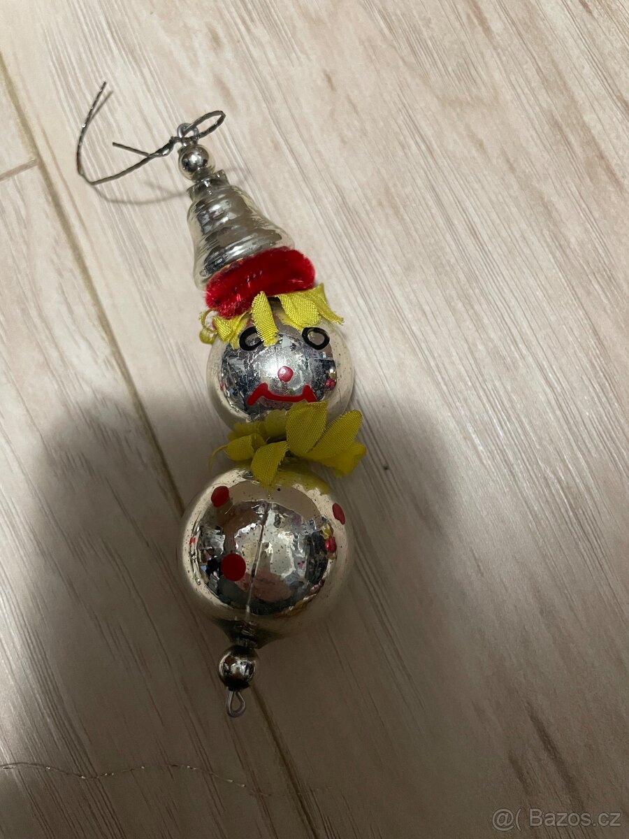 Sběratelské vánoční korálkové ozdoby🎄foukané skleněné posta - 6