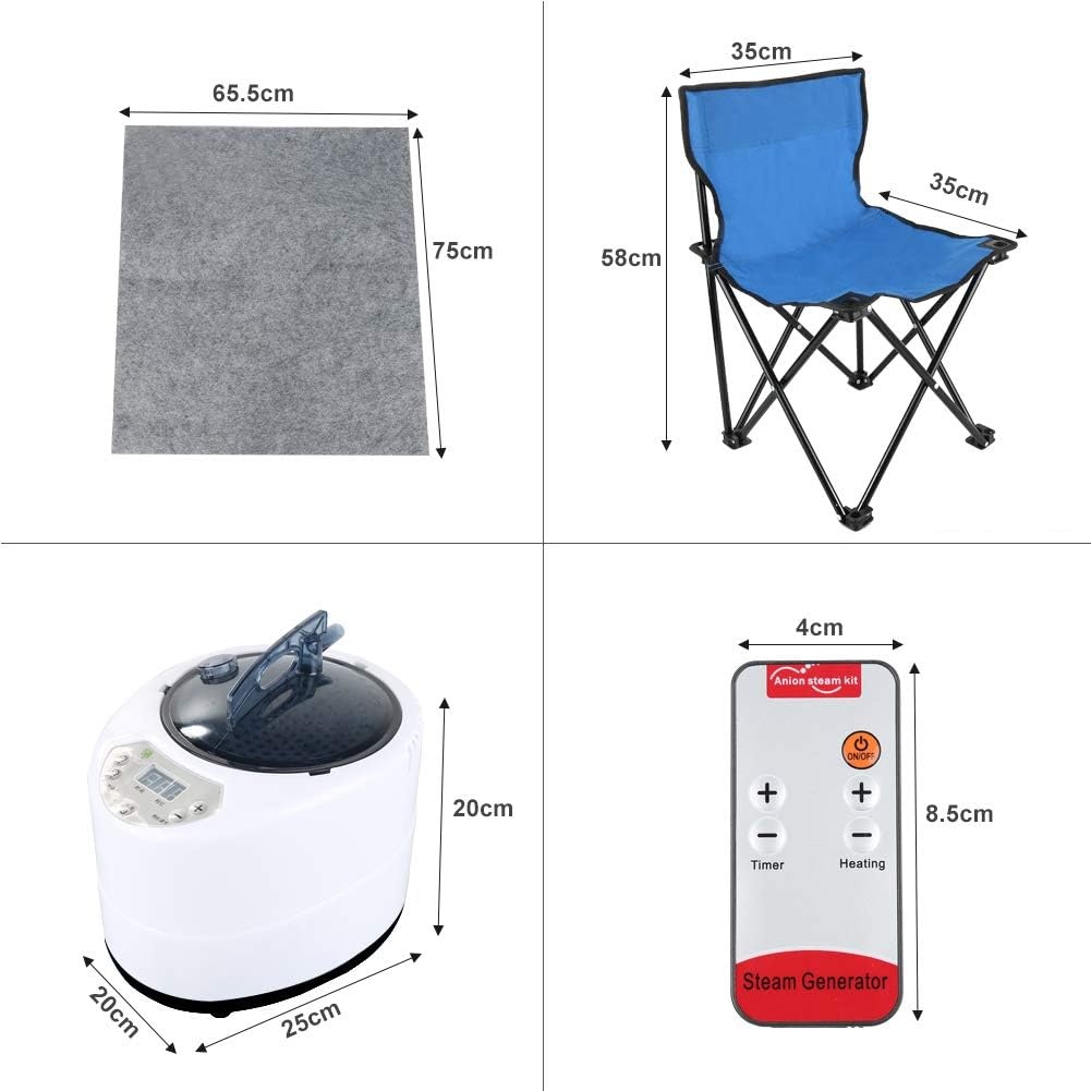 Přenosná parní sauna 1000 W - 6