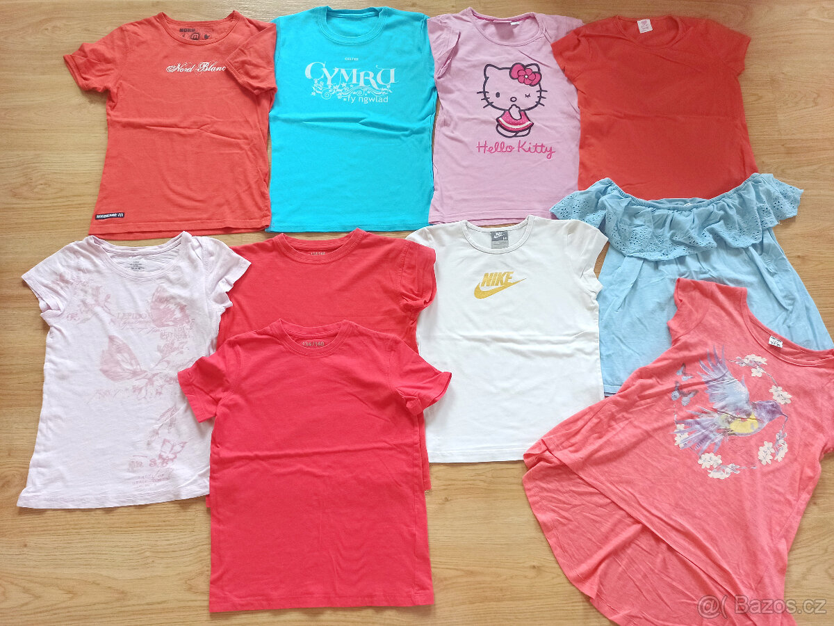 Trička letní dívčí od vel.116-158 - 6