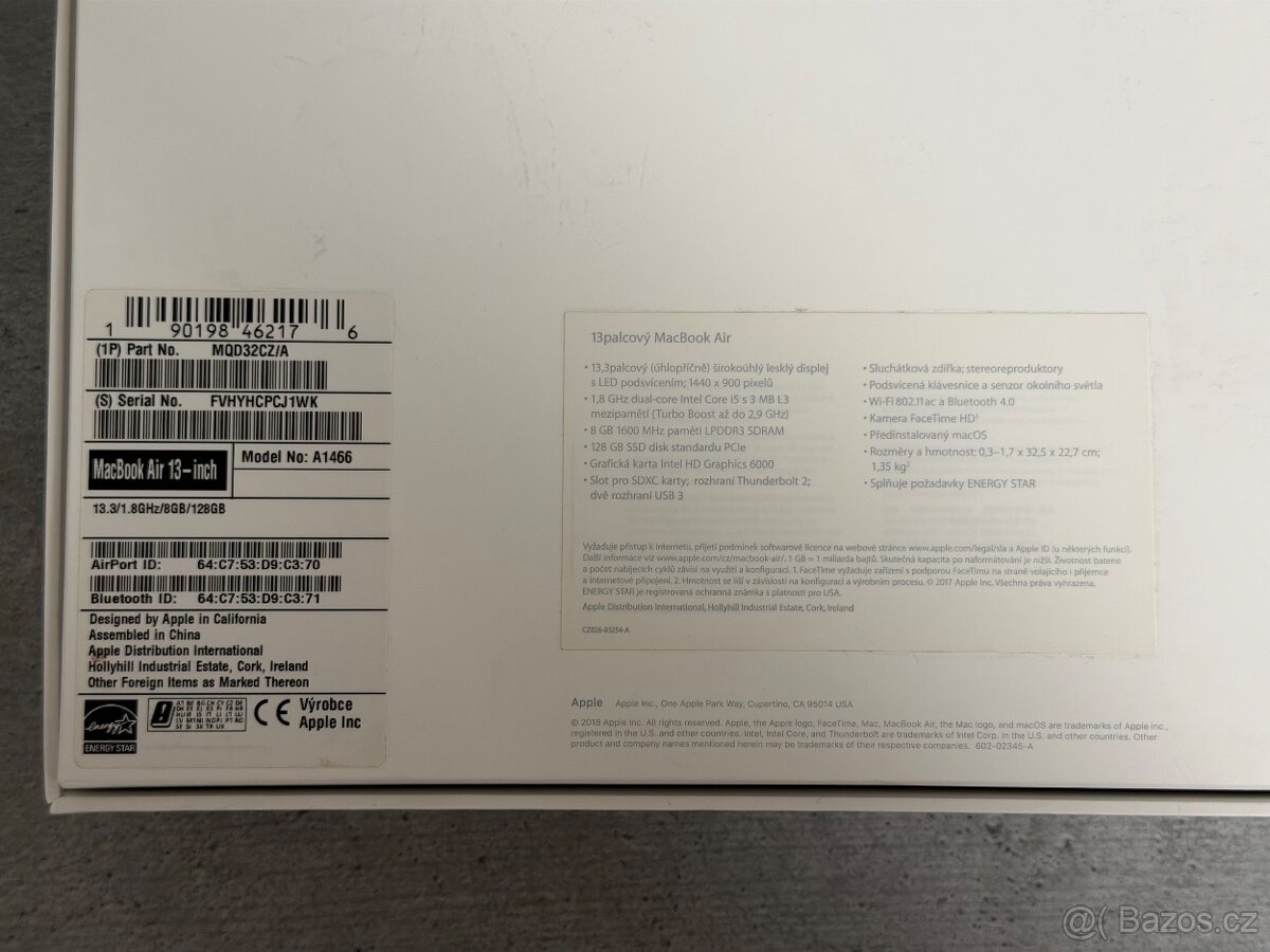 Apple MacBook Air 13” - 6