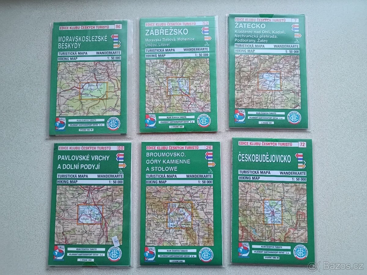 Mapy a autoatlasy staršího data. Něco i nové. - 6
