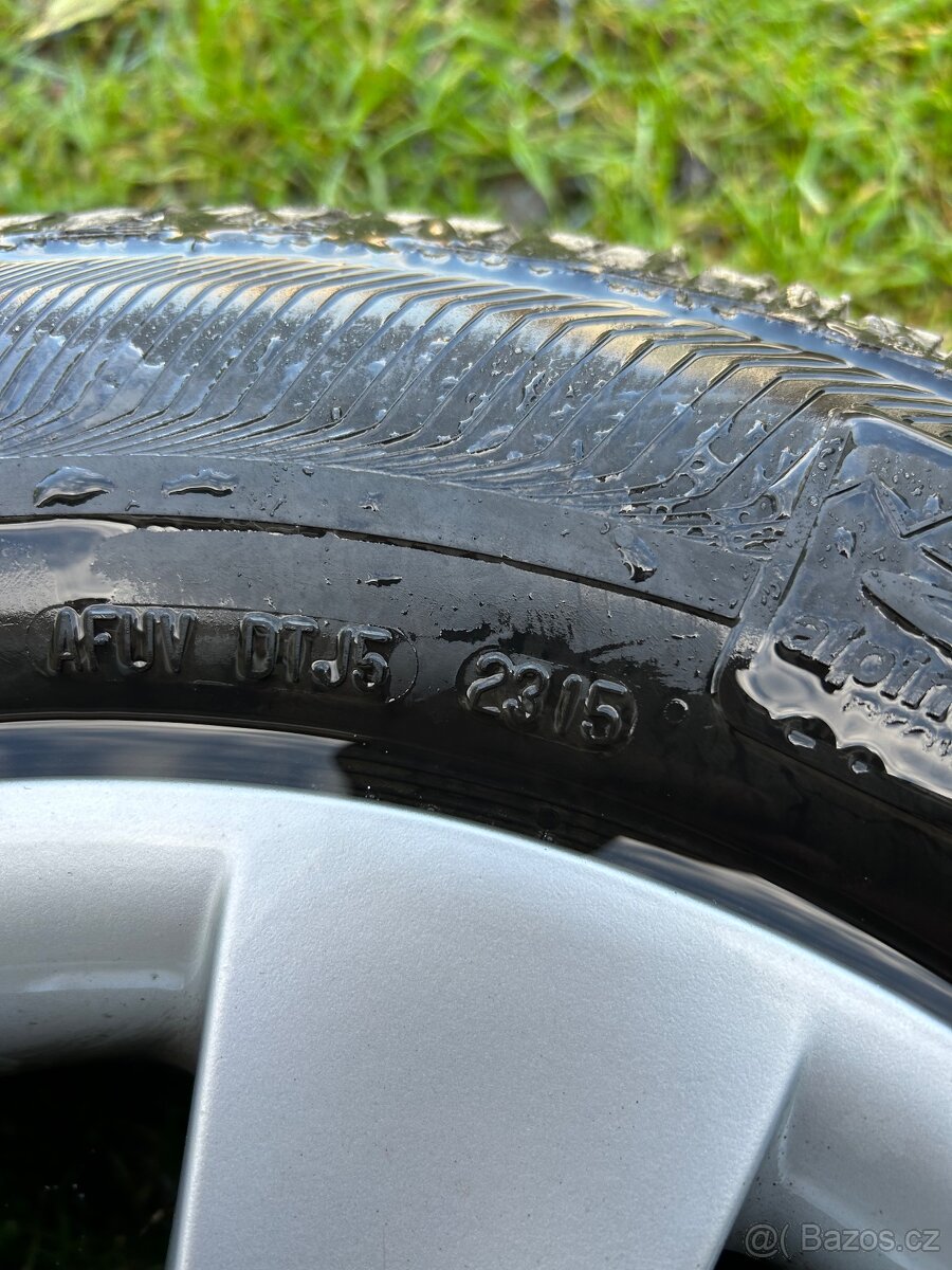 BMW E 39 15” 205/65/15 zimni origina alu disky - 6