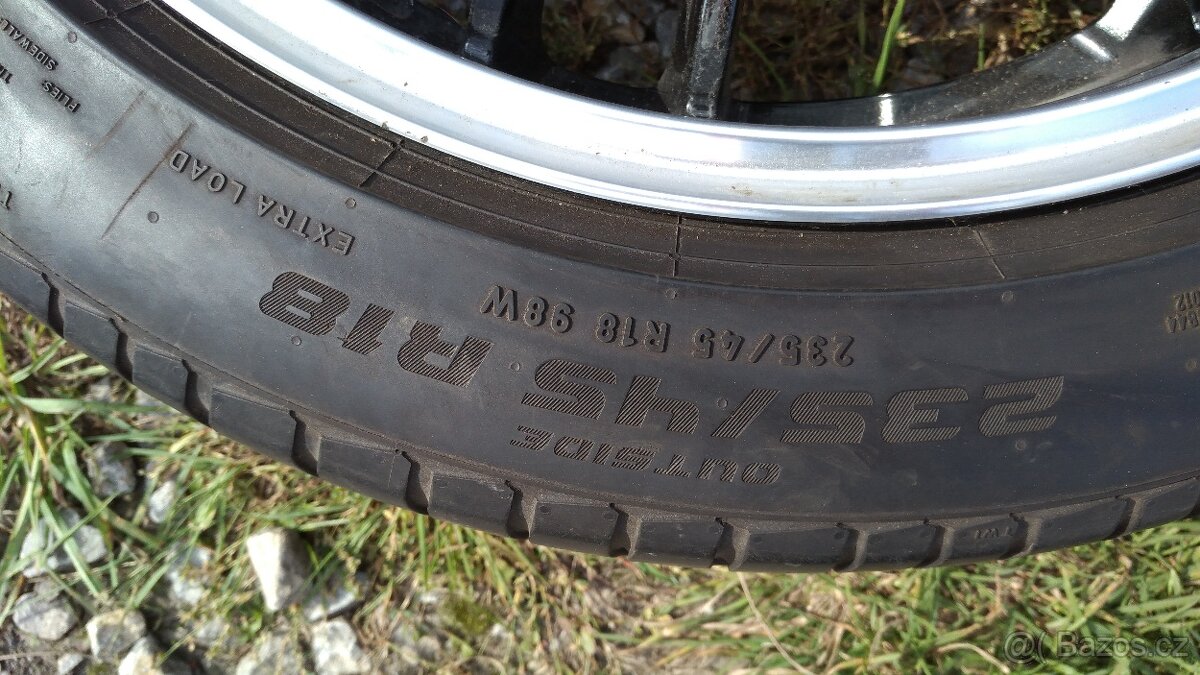 Sada alu kol DOTZ s letními pneumatikami Pirelli – 4 ks - 6