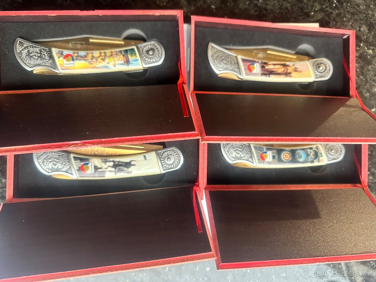 Nože -pozlaceno - 6