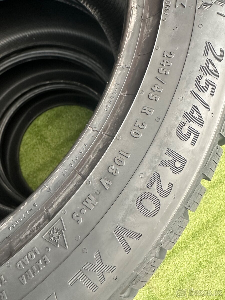245/45 R20 - NOVÁ ZIMNÍ SADA CONTINENTAL - 6