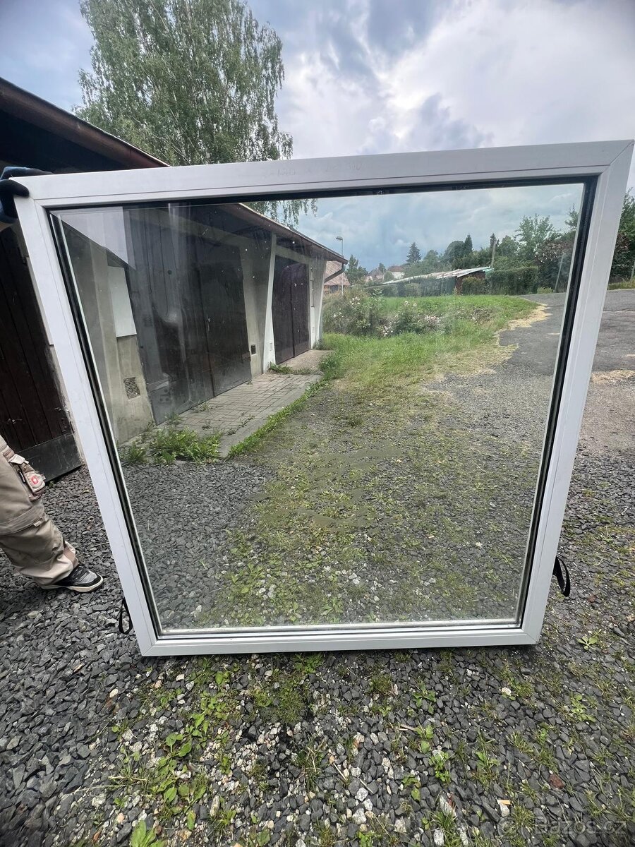 Okna PVC bílá (dvojsklo) plně funkční - 6