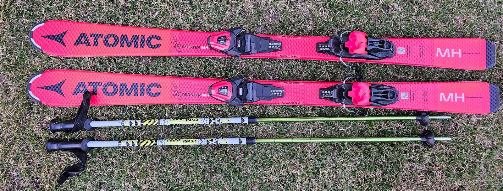 Juniorské lyže Atomic Redster MH 130cm, včetně hůlek - 6