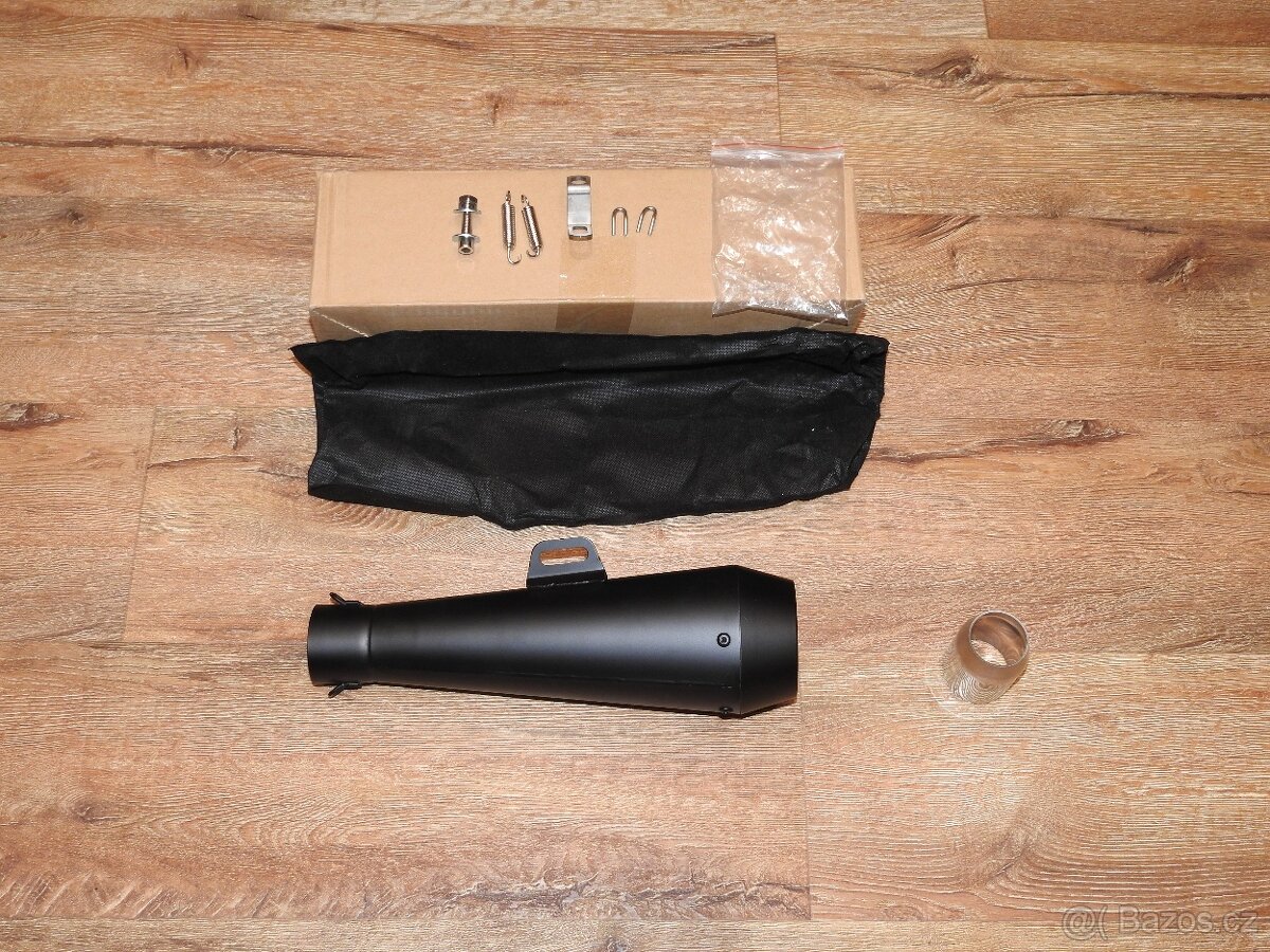 Laděný výfuk celonerezový černý mat. Nový - 6