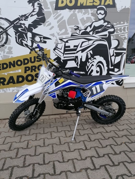 Pitbike Shark 125cc 17/14 modrá - 6