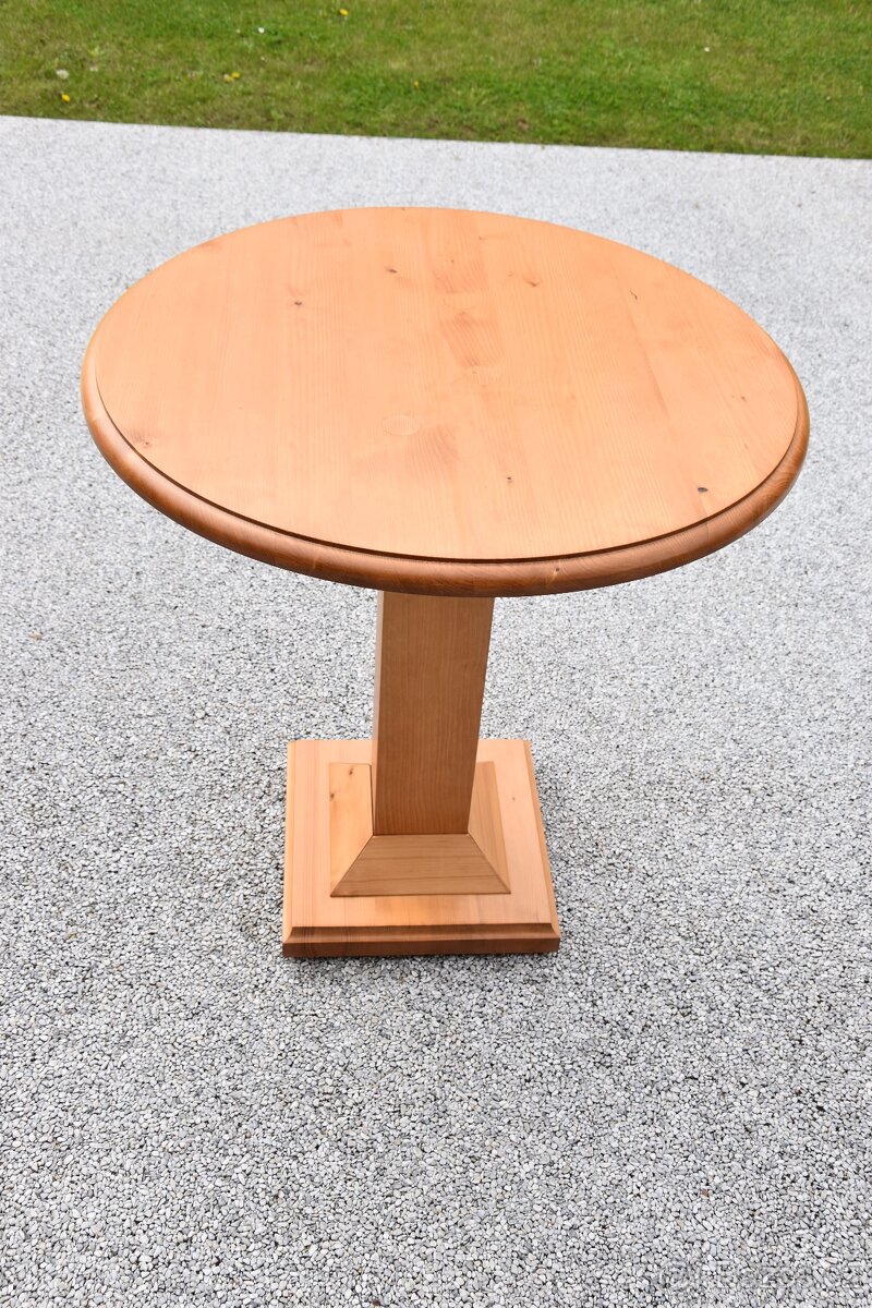 STYLOVÁ DŘEVENÁ SEDACÍ SOUPRAVA - 6