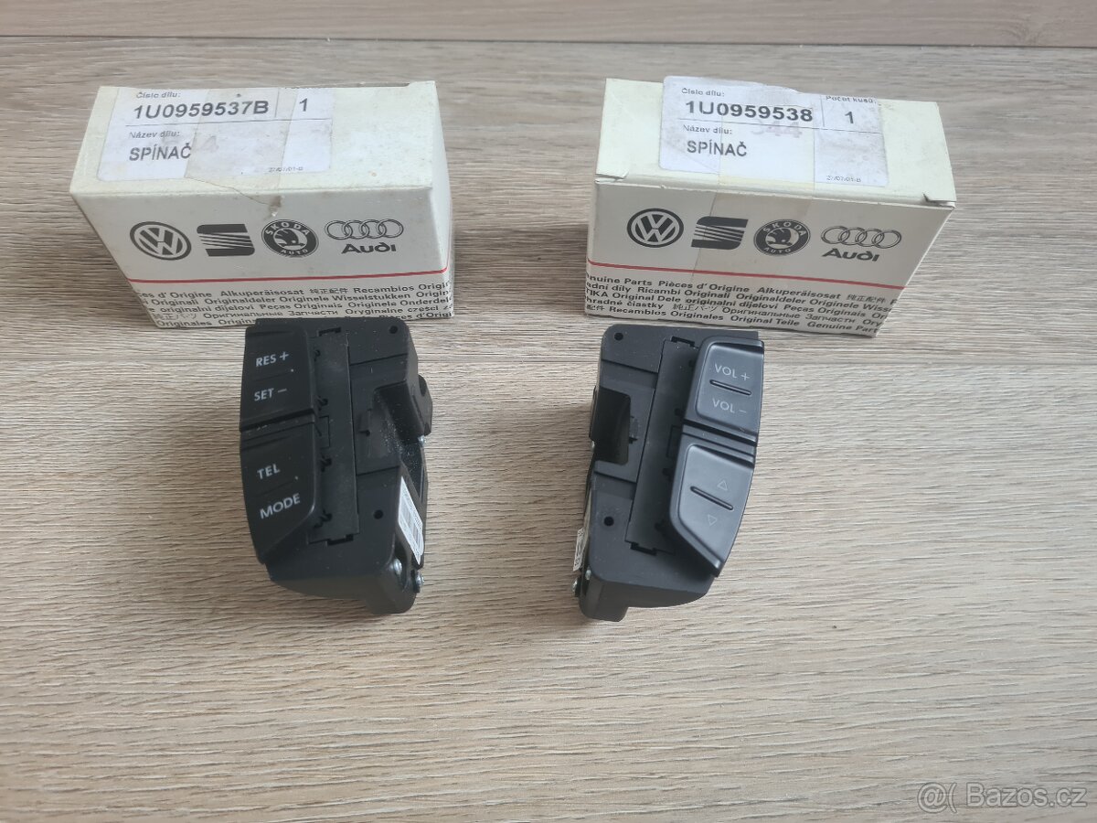 NOVÉ Tlačítka volantu Superb 1, Octavia 1 Originál - 6