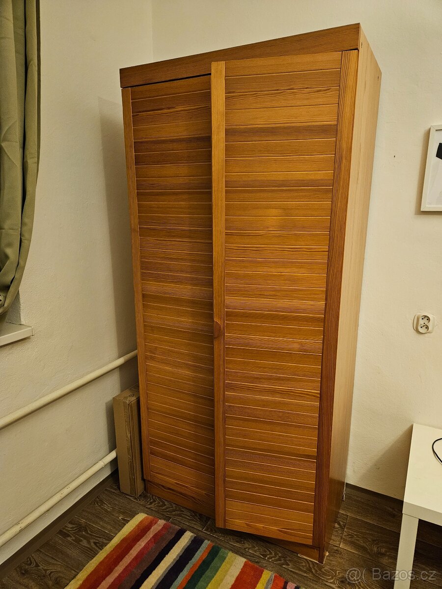 Skříň šatní dřevěné Ikea - 6
