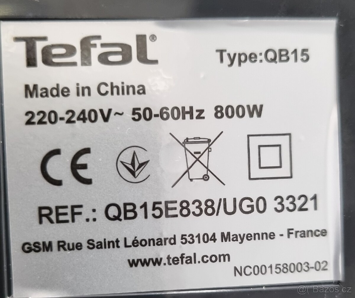 Funkční Kuchyňský robot Tefal QB15E838 - 6