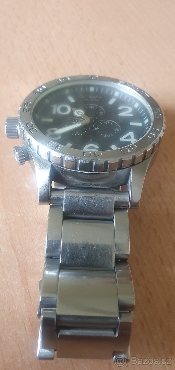 velké hodinky Nixon 51-30, chronograf, vodotěsné - 6