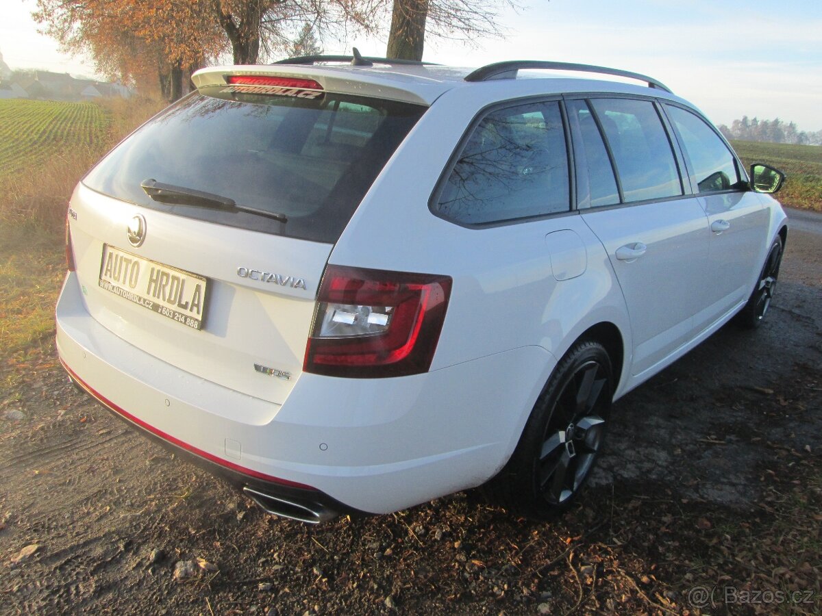Škoda Octavia III RS 169KW manuál 93000km Navi Full Led 1.ma - 6