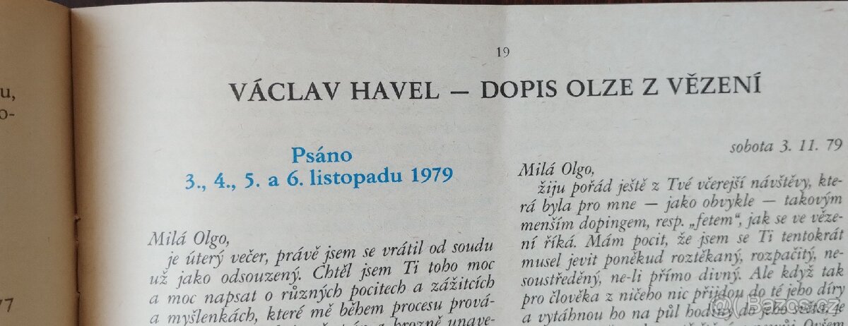 Dokumenty doby - Havel ...do r. 1990 - 6