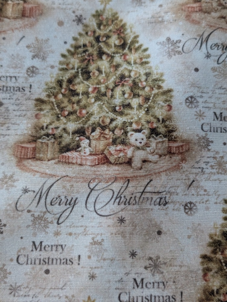 Vánoční látka, Marry Christmas, 3m vcelku. - 6