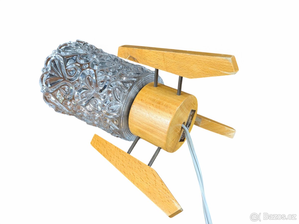 Retro lampička Dřevo Humpolec - 6