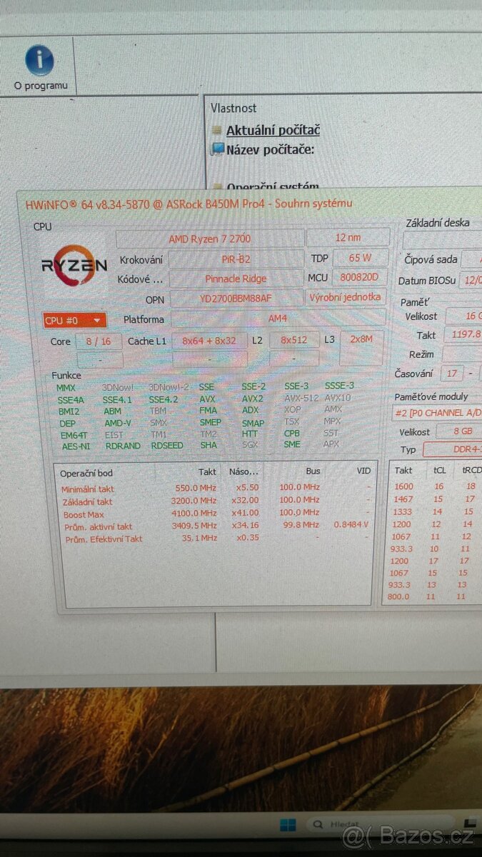 Herní/Pracovní PC – Ryzen 7, W5700, Win 11 Pro - 6