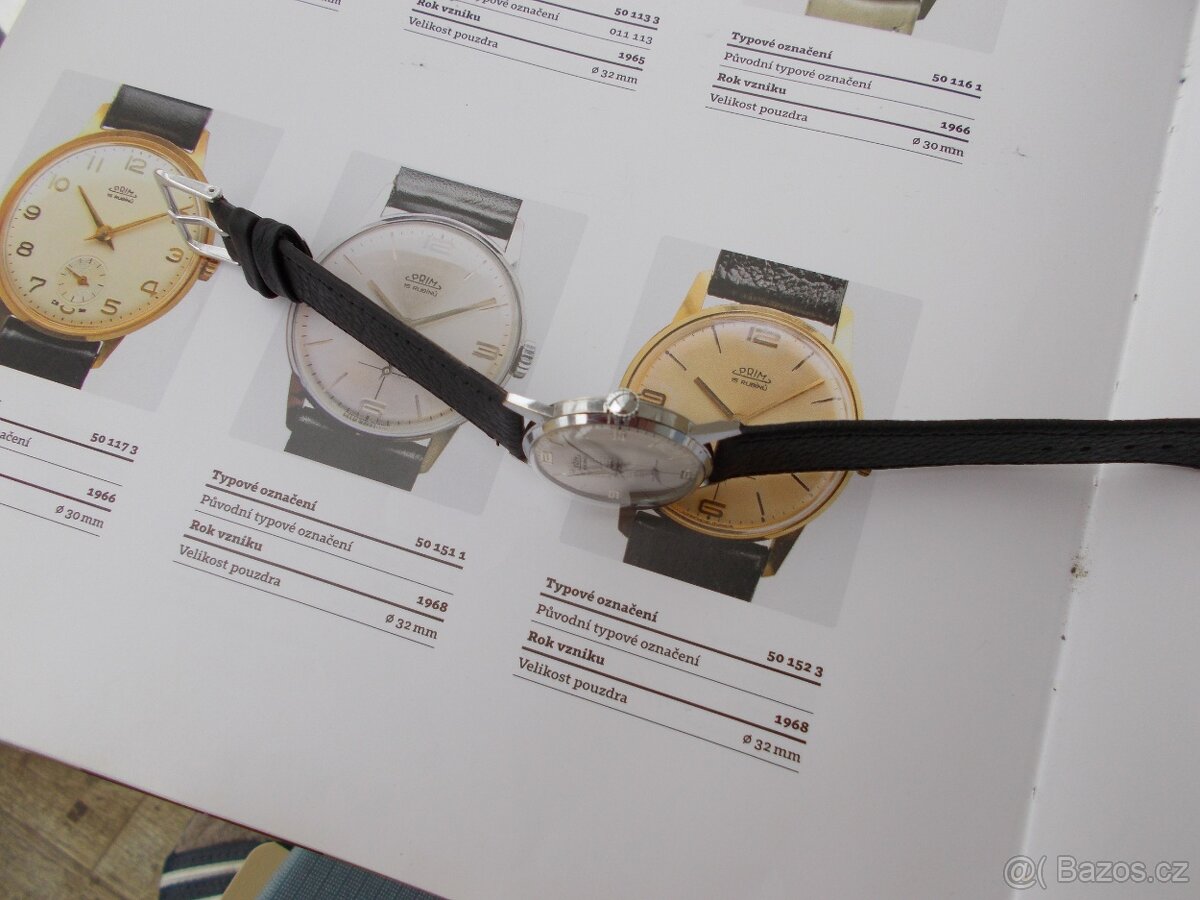 luxusni jak nove darkove hodinky prim rok 1968 top - 6