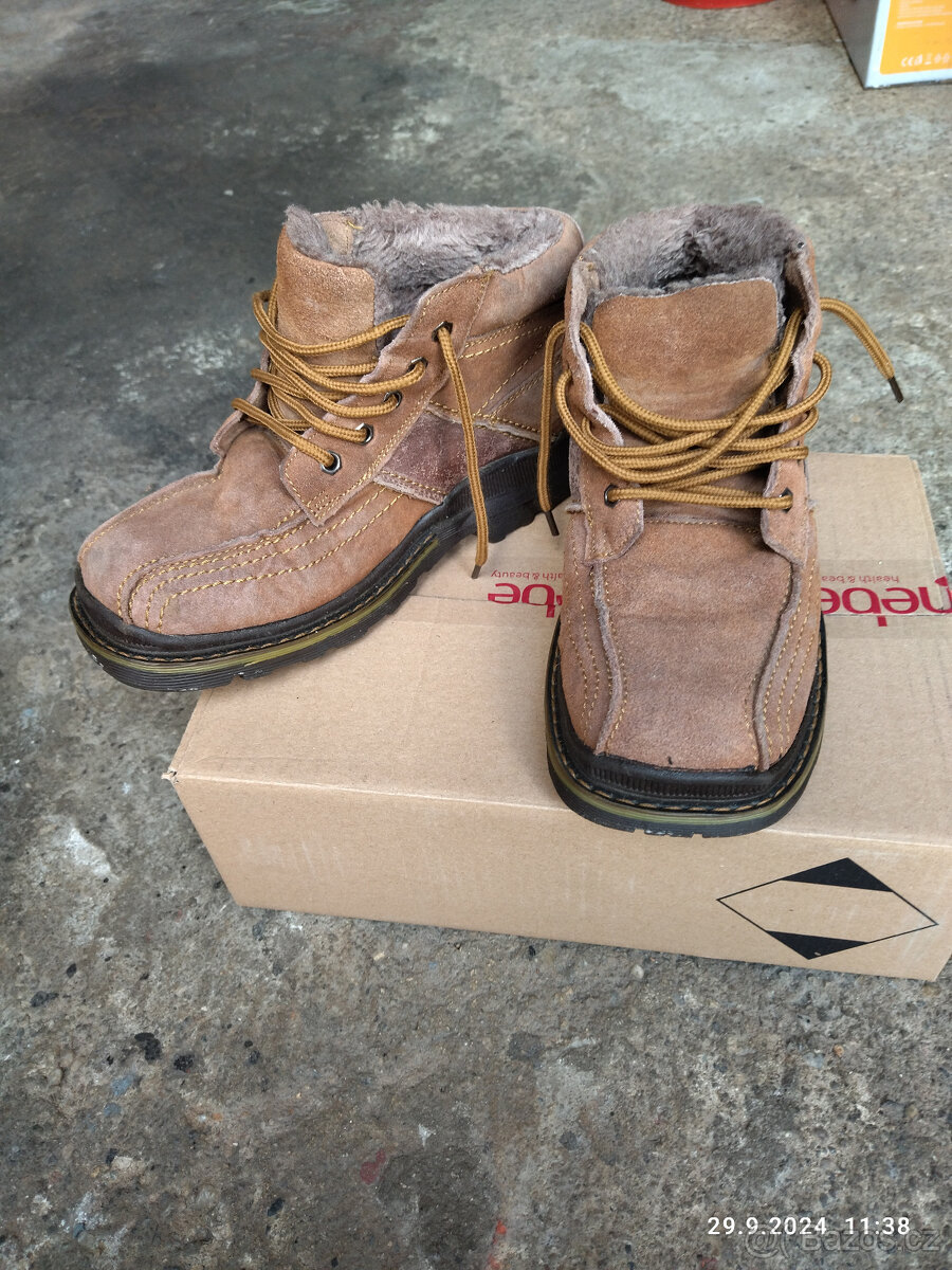 Kožené boty, vel. 37 - 6