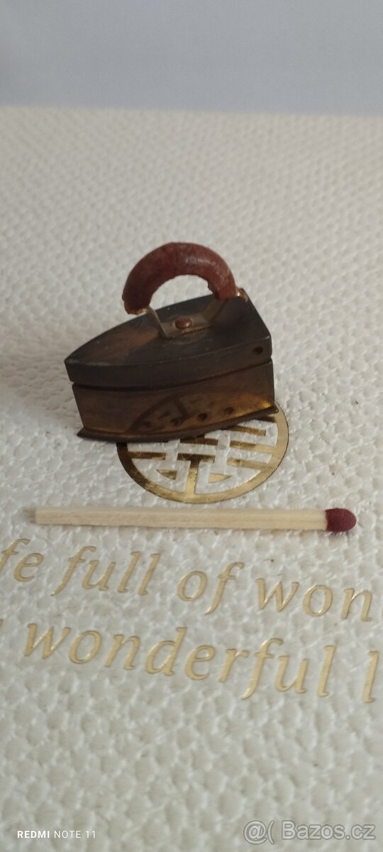 Mosazné miniaturky cca 11ks - 6