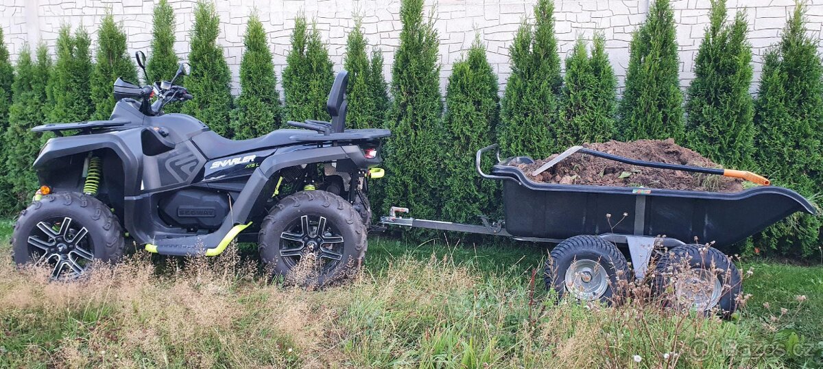 Vozík dvounápravový za čtyřkolku ATV TRAILER GARDEN 680 - 6