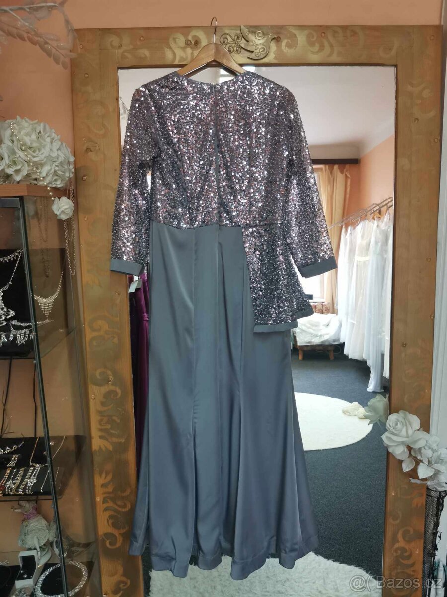 LUXUSNÍ PLESOVÉ ŠATY VEL.42/44 - 6
