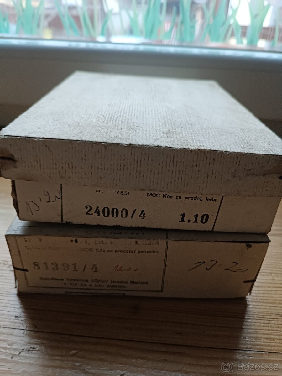 Vintage skleněné vánoční ozdoby ČSSR - 6