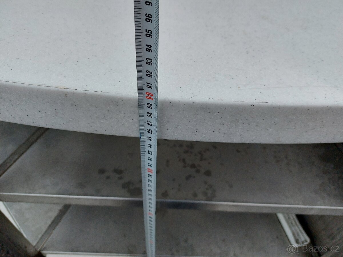 Gastro pracovní stůl, pult, nerezový. - 6