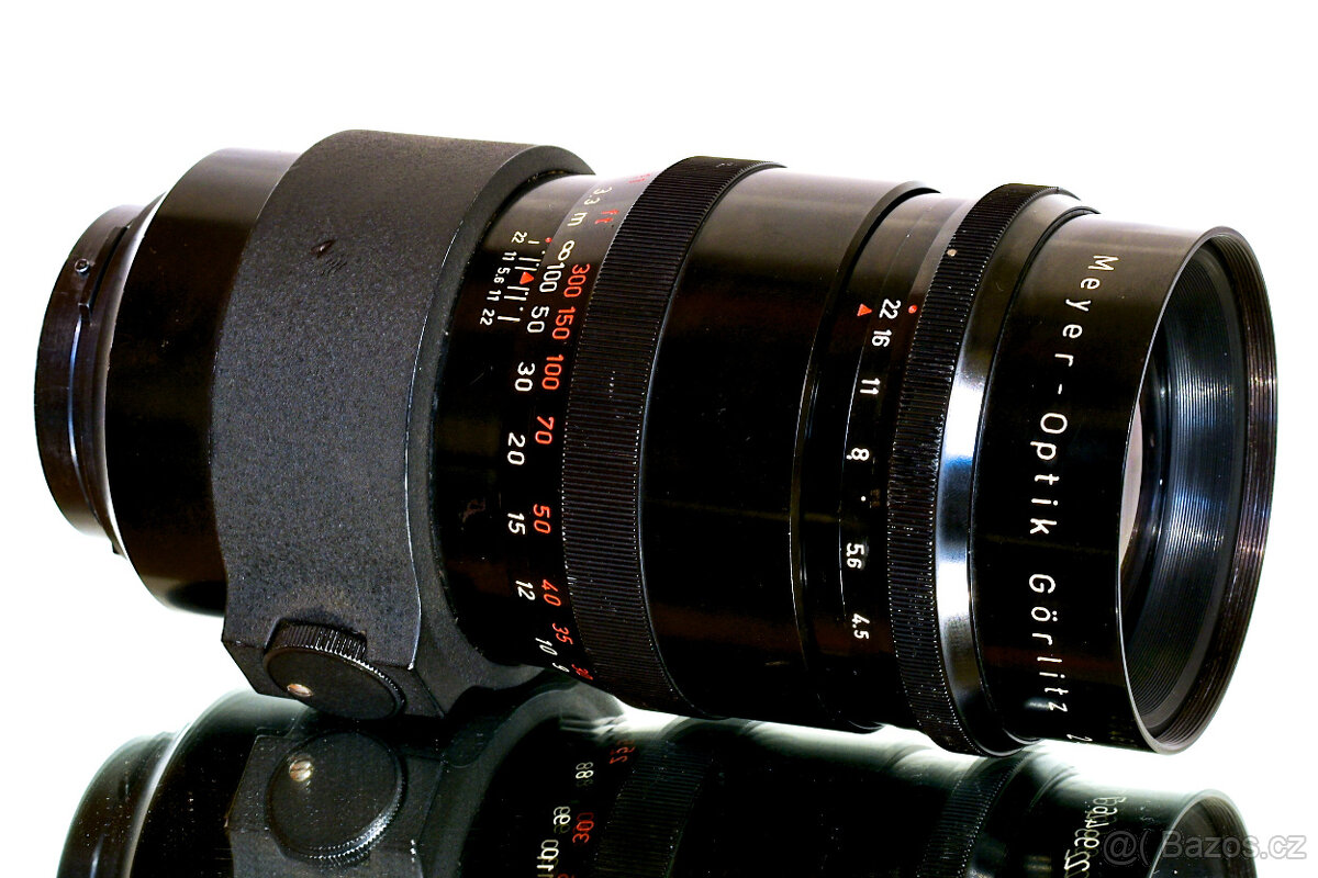 Meyer Telemegor 4,5/300 puncovaný pro Pentacon SIX - 6