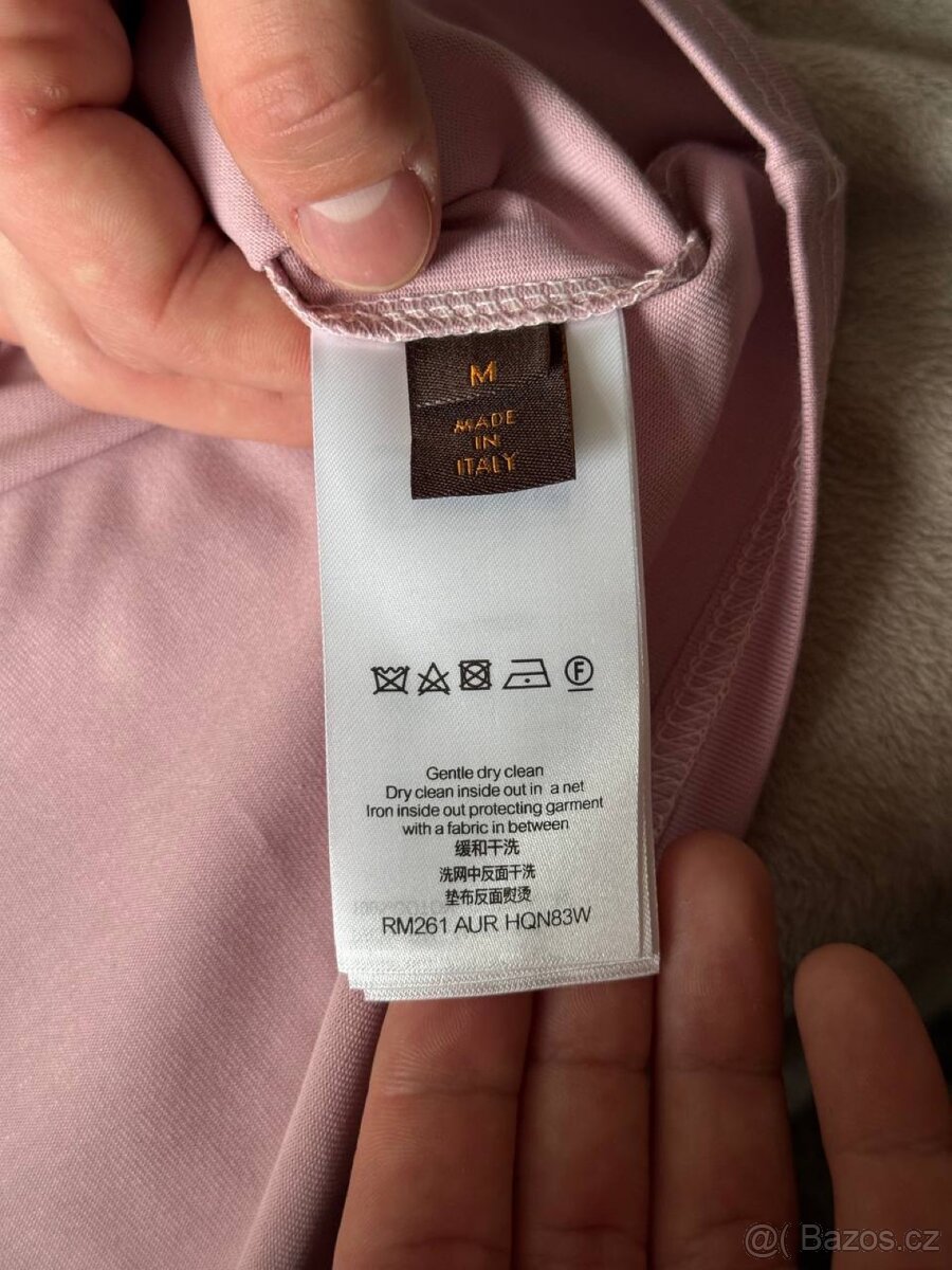 Pánské růžové tričko - 6