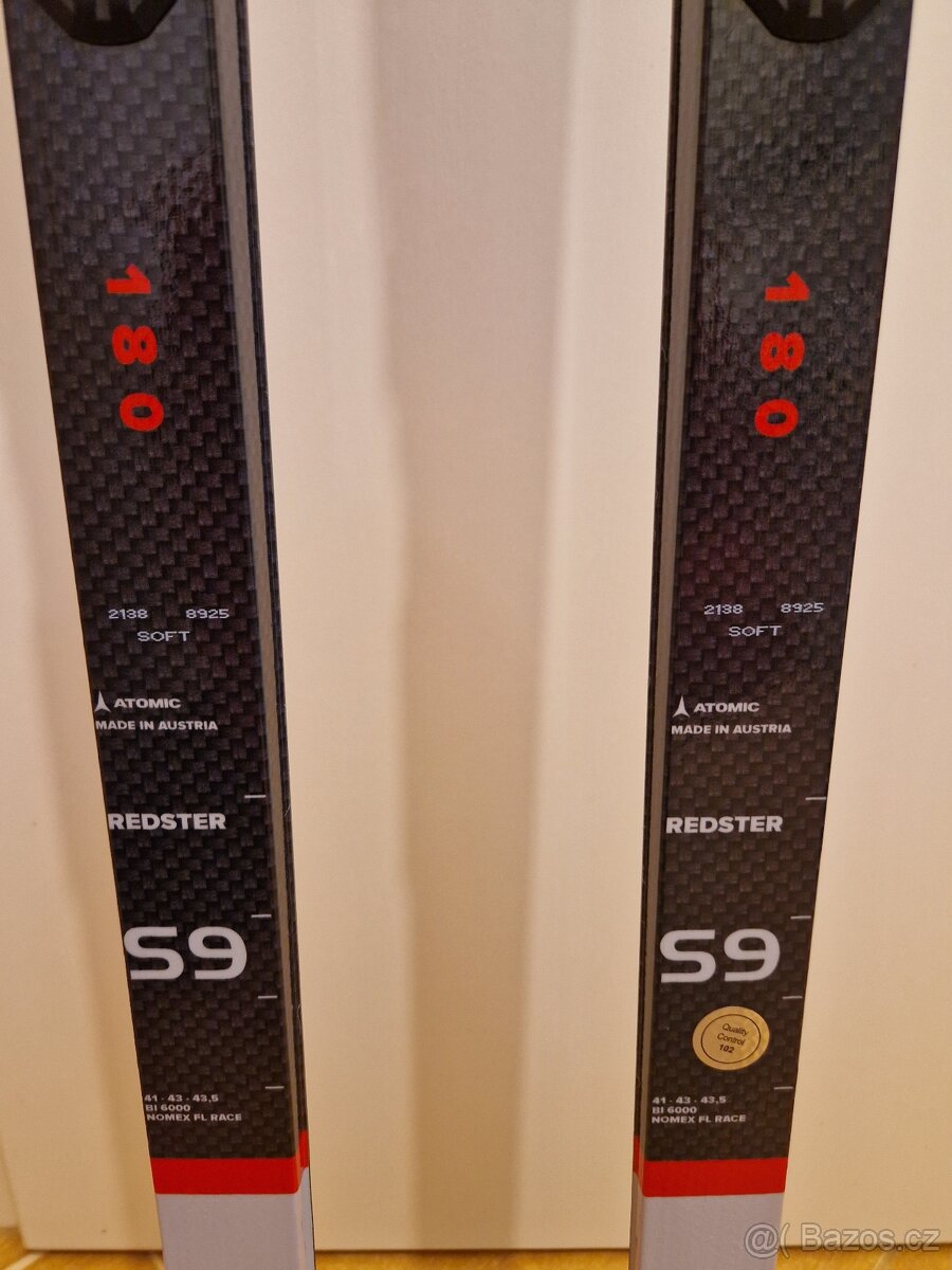 Nové závodní běžky Atomic Redster S9 Carbon 180 cm - 6