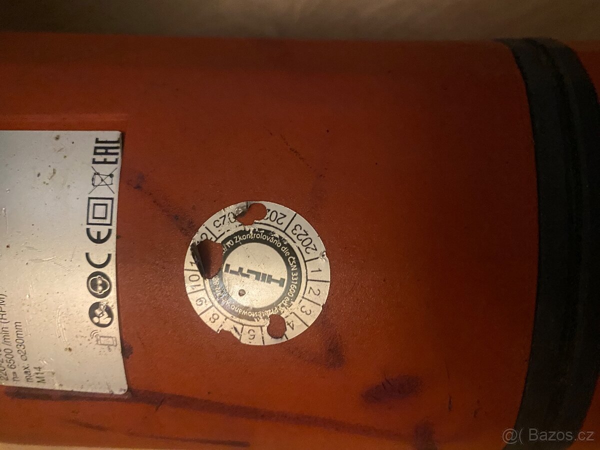 Úhlová bruska - flexa Hilti AG 230-27DB. - 6