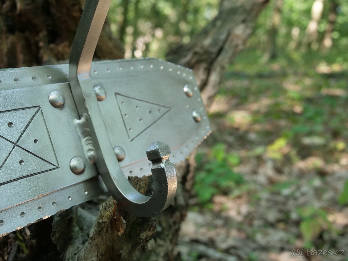 Kovaný věšák, nerezový věšák - 6