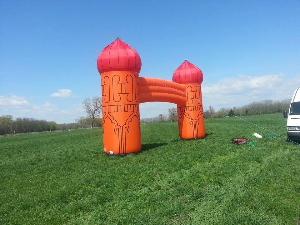 Prodám nafukovací bránu 10m x 6m - 6