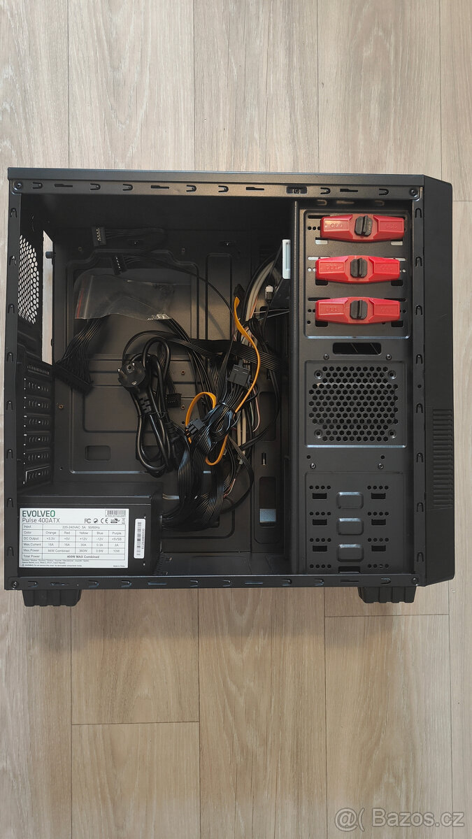 Počítačová skříň Evolveo + zdroj Evolveo 400W - 6