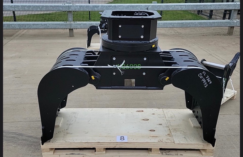 Sortýrovací drapák HG600S s rotátorem pro bagry 7-12t - 6