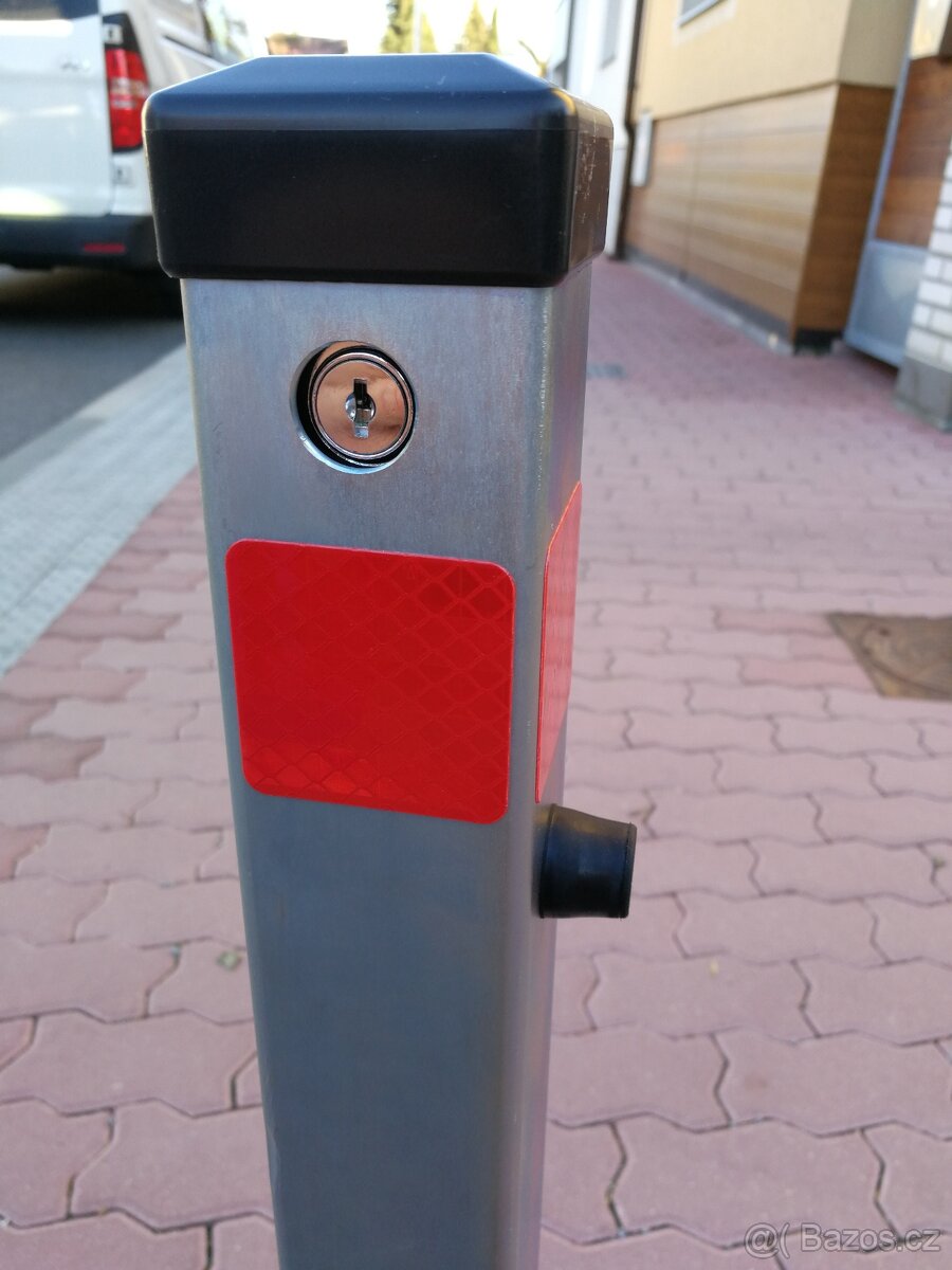 Parkovací sloupek sklopný PROFI - zinkovaný, CZ výroba - 6